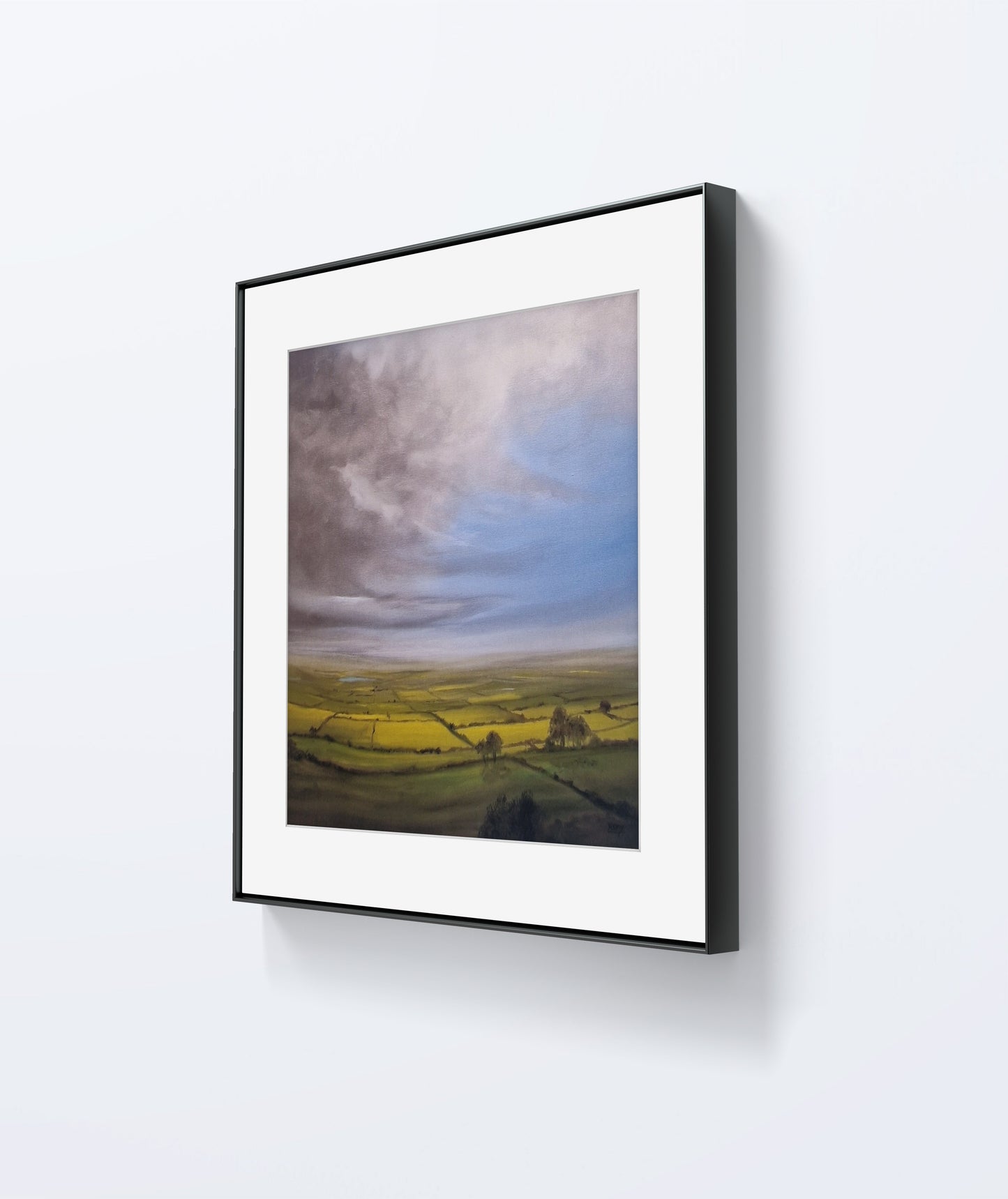After The Storm by Stephen Roby. Framed. Side View.