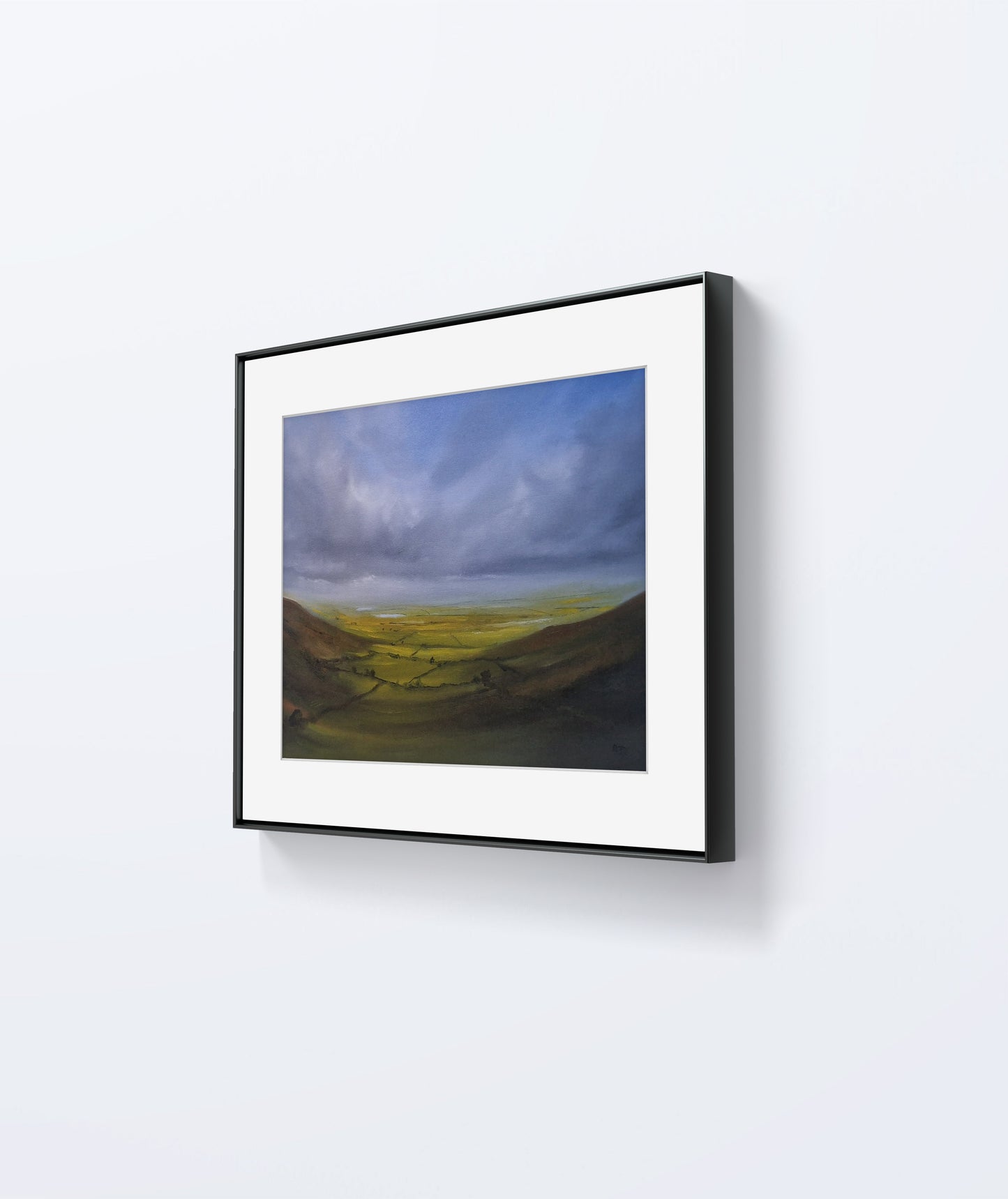 A New Direction by Stephen Roby. Framed. Side View.