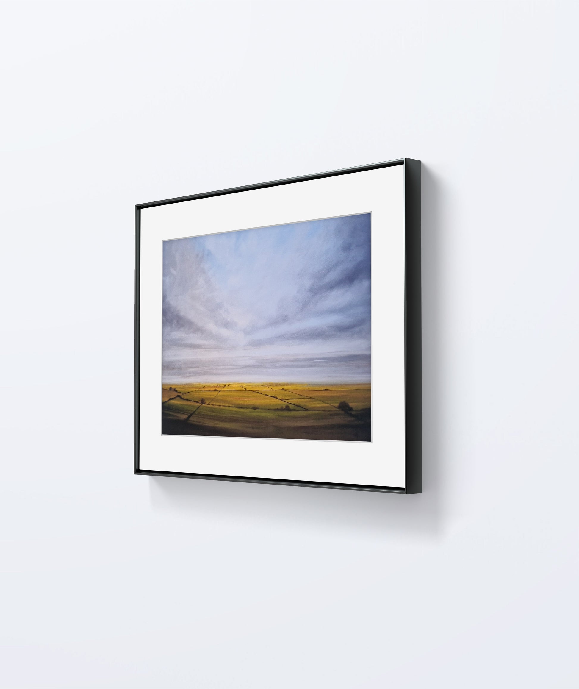 Heavenly Sky by Stephen Roby. Framed. Side View.