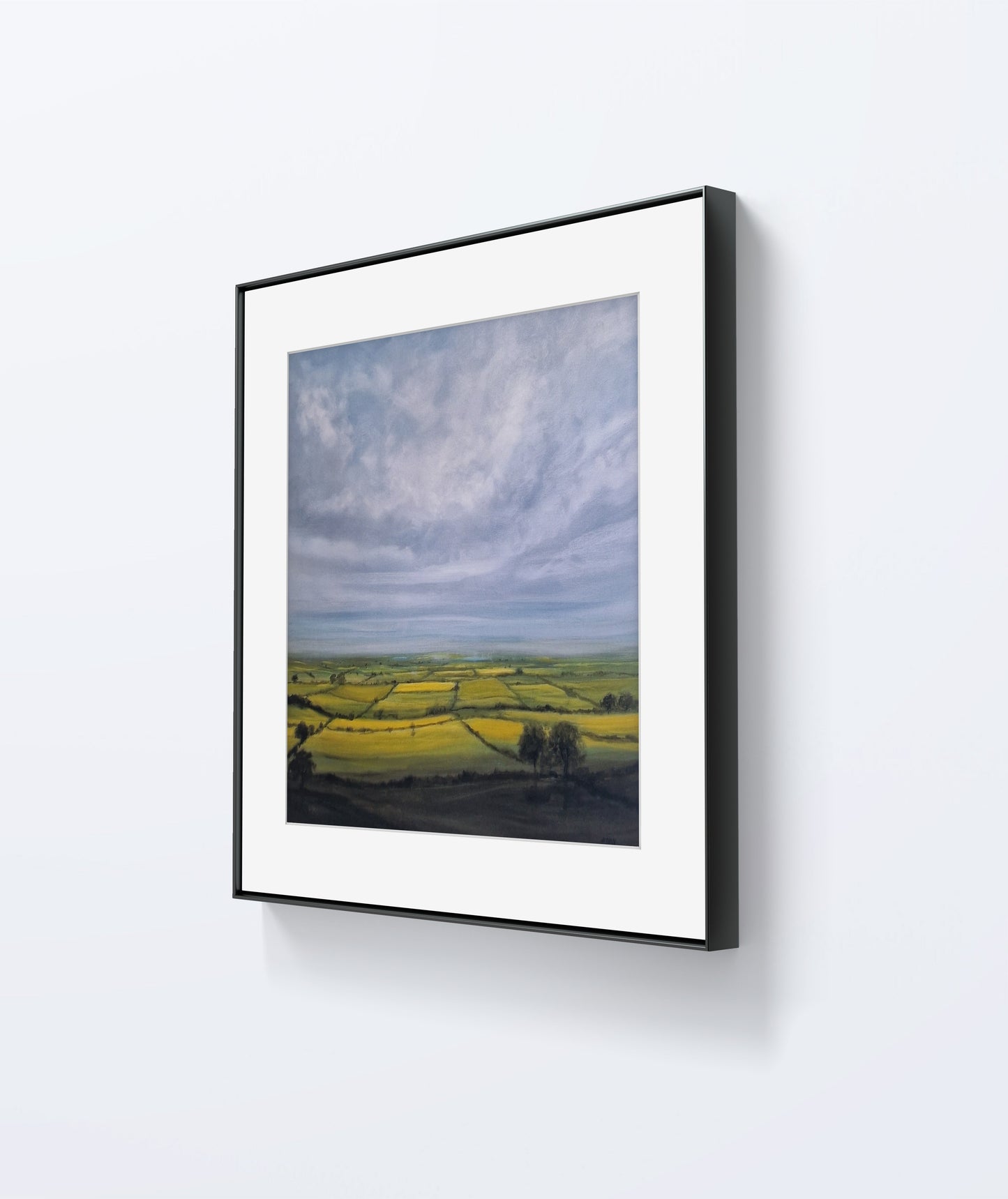 Silence by Stephen Roby. Framed. Side View.