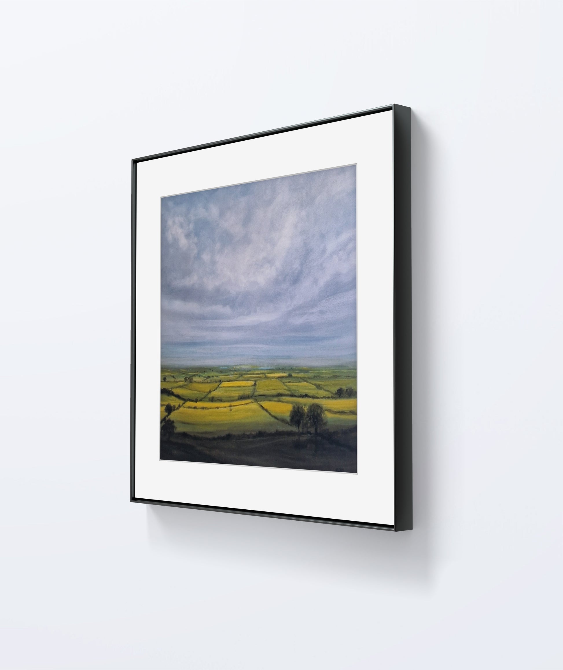 Silence by Stephen Roby. Framed. Side View.