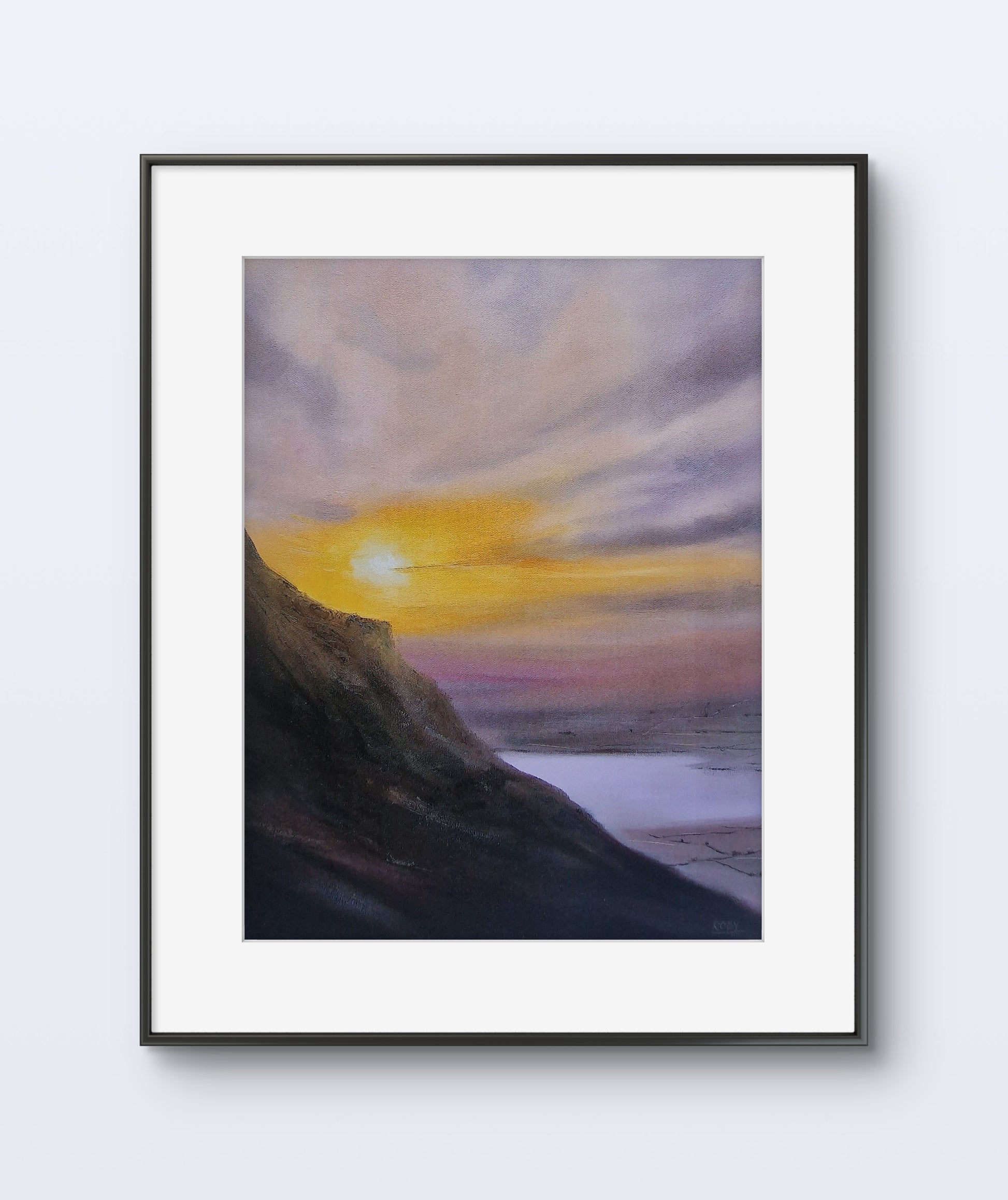 The Forgotten Fell by Stephen Roby. Framed. Front View.